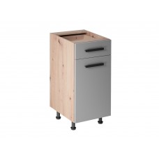 Virtuves skapītis ar vienu atvilkni LANGEN D40S1, beige